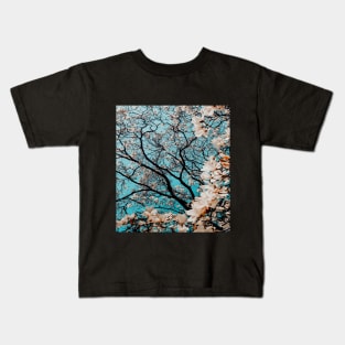 Sakura Tree in Blossom Kids T-Shirt